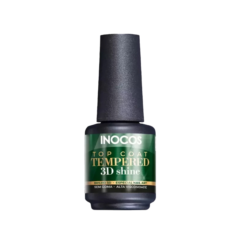 Top coat brillance 3D - Inocos - Top coat tempered 3D shine - 15ml