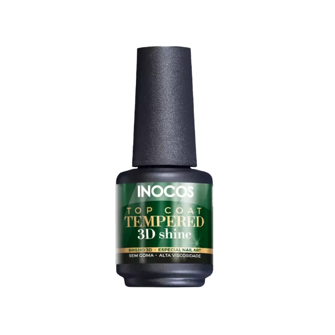 Top coat brillance 3D - Inocos - Top coat tempered 3D shine - 15ml