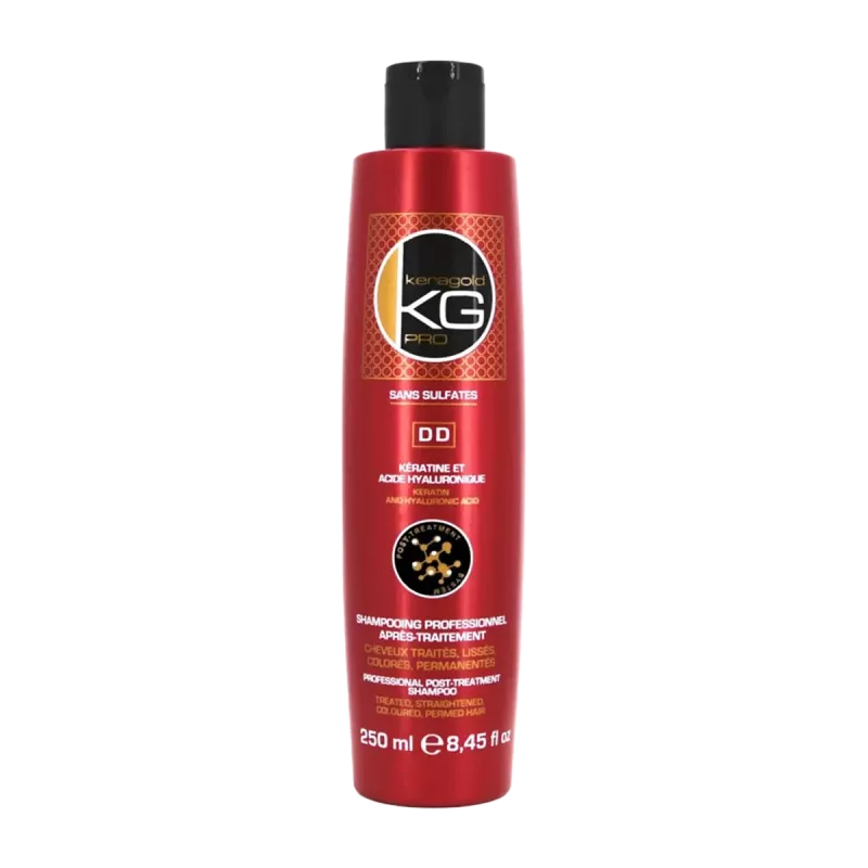 Shampoing kératine et acide hyaluronique - Keragold - DD - 250ml