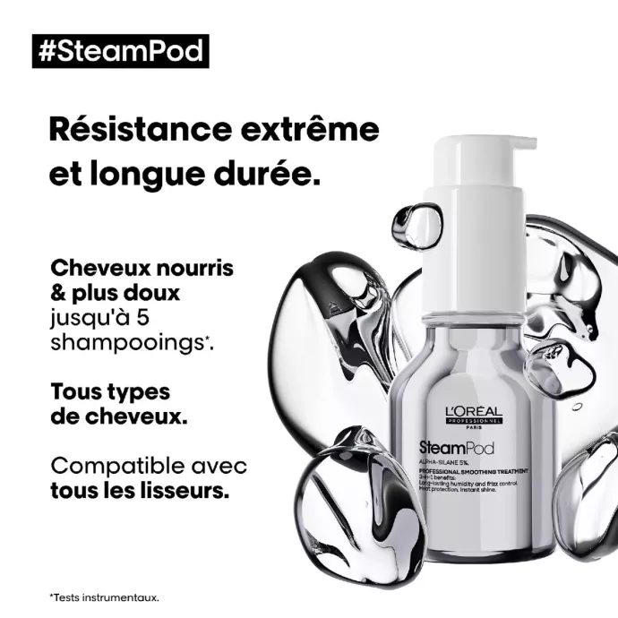 Soin lissant protection des pointes - L'Oréal - Steampod - 50ml