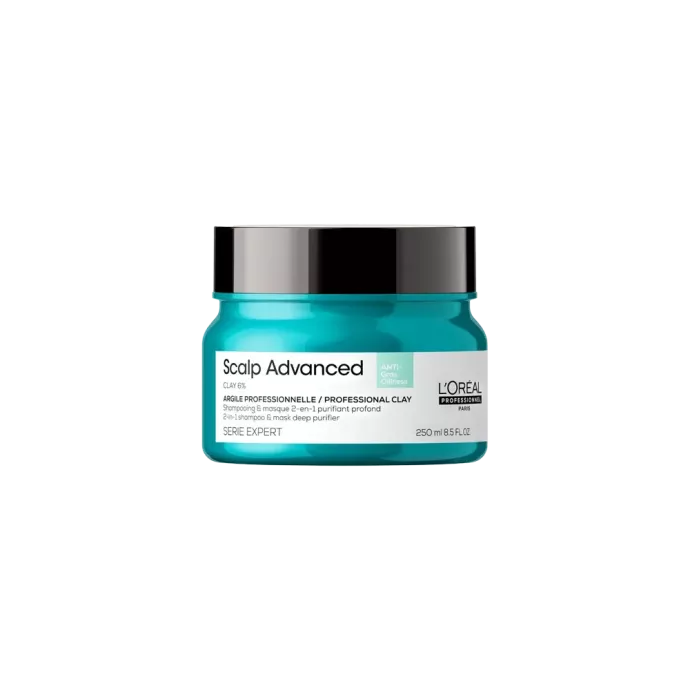 Shampoing masque à l'argile  - L'Oréal - Scalp advanced anti-oiliness - 250ml