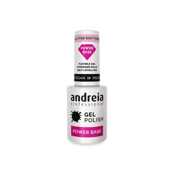 Power Base - Glitter Soft Pink - Andreia - 10,5ml