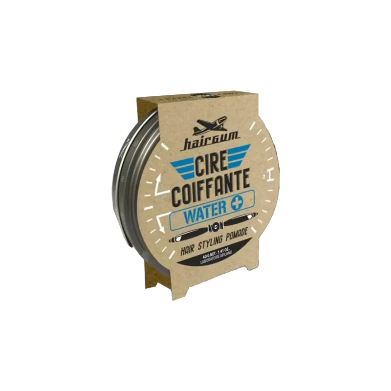 Cire coiffante à base d'eau - Hairgum - Water+ - 40gr