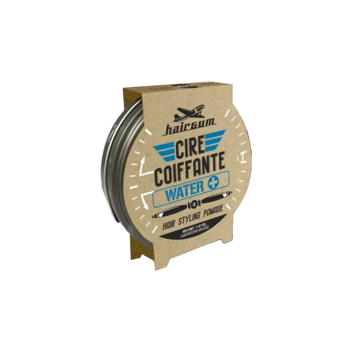 Cire coiffante à base d'eau - Hairgum - Water+ - 40gr